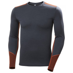 PULL LIFA MERINO MIDWEIGHT CREW SLATE