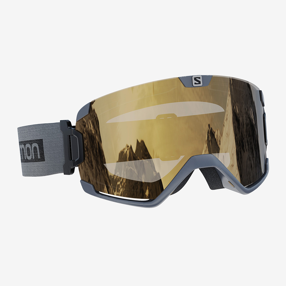 Objector bryllup Tvunget SALOMON GOGGLE COSMIC GREY GOLD S2 - Easy Gliss