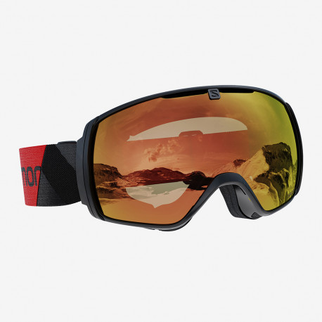 MASQUE DE SKI XT ONE BLACK SIGMA PHOTO POPPY RED