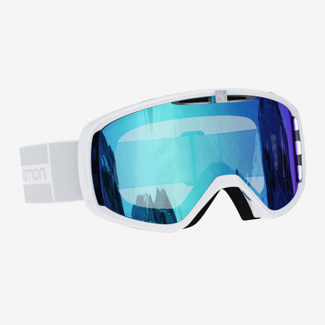 MASCHERA DA SCI AKSIUM WHITE MID BLUE S2