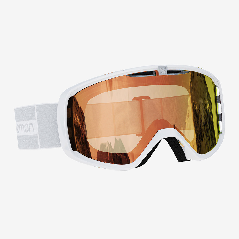 MASQUE DE SKI AKSIUM WHITE PHOTO RED S1-S3