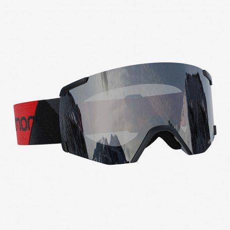 MASQUE DE SKI S/VIEW BLACK MIRROR SILVER S2