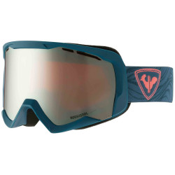 GOGGLE SPIRAL MIROR W BLUE