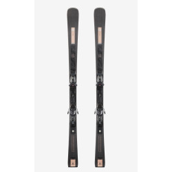 SKI S/MAX  W 10 + FIXATIONS M11 GW BLACK/GREY L80