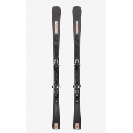 SKI S/MAX  W 10 + FIXATIONS M11 GW BLACK/GREY L80