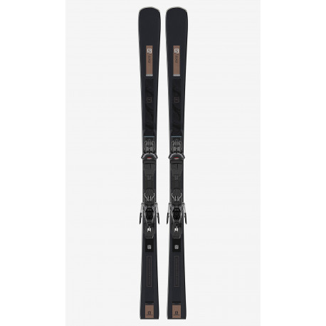 SKI S/MAX W8 + BINDINGS M11 GW BLACK/GREY L80