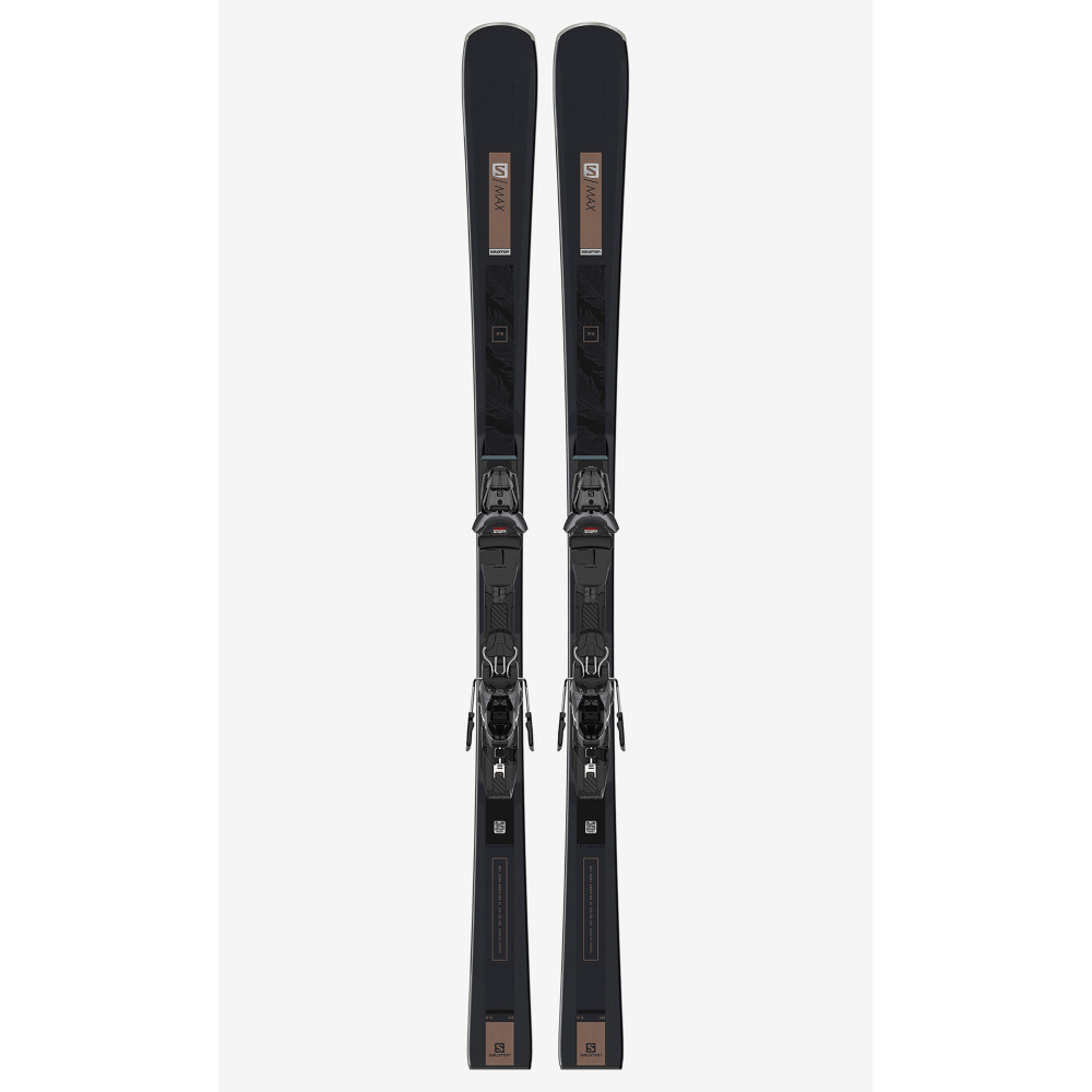 SKI S/MAX W8 + BINDINGS M11 GW BLACK/GREY L80