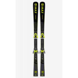 SKI S/MAX 10 + BINDINGS Z12 GW YELLOW/BLACK F80