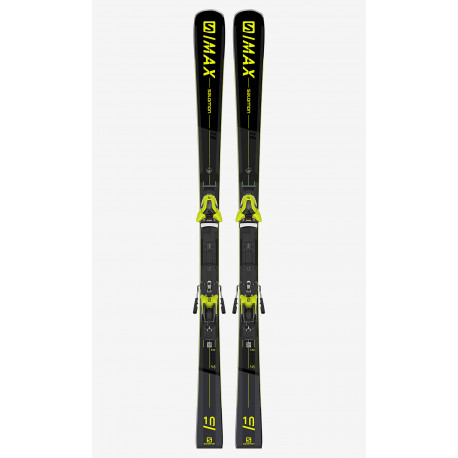 SKI S/MAX 10 + FIXATIONS Z12 GW YELLOW/BLACK F80 SKI S/MAX 10 + FIXATIONS Z12 GW YELLOW/BLACK F80