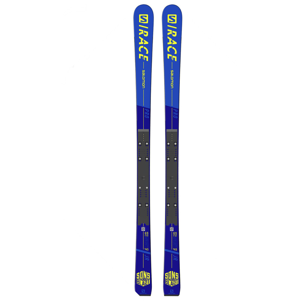 SKI S/RACE PRO JR GS + JR RACETRAK + BINDUNGEN L7 GW BLACK/WHITE B80