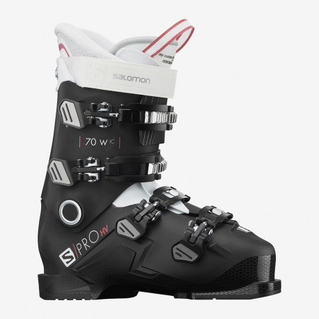 CHAUSSURE DE SKI S/PRO HV 70 W IC BLACK/WHITE/GARNET PINK