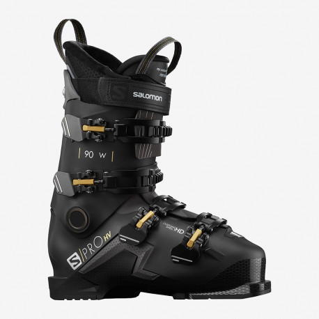 BOTAS DE ESQUÍ S/PRO HV 90 W BLACK/BELLUGA/GOLDEN GLAW