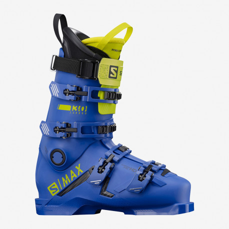 CHAUSSURES DE SKI S/MAX 130 CARBON RACE BLUE/ACID GREEN