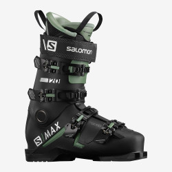 SKI BOOTS S/MAX 120 BLACK/OIL GREEN/SILVER