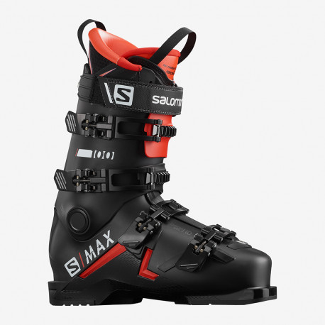 SKISCHUHE S/MAX 100 BLACK/RED/WHITE