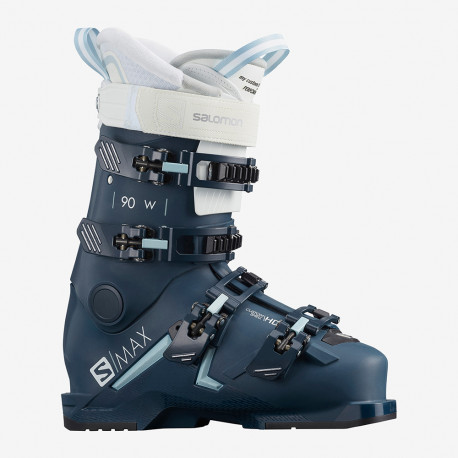 SKISCHUHE S/MAX 90 W PETROL BLUE/SCUBA BLUE/WHITE