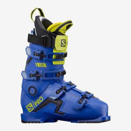 BOTAS DE ESQUÍ S/PRO 130 RACE BLUE/BLACK/ACID GREEN