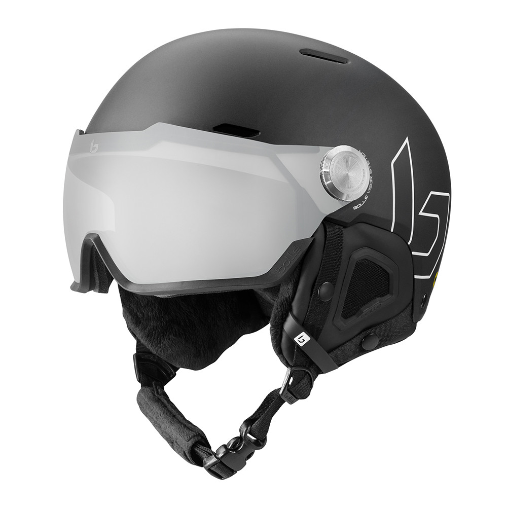 CASQUE DE SKI MIGHT VISOR PREMIUM MIPS BLACK MATTE PHOTOCHROMIC SILVER CAT.1-2