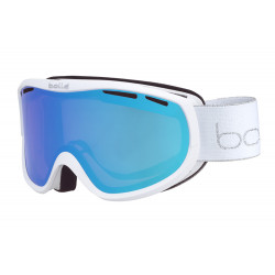 GOGGLE SIERRA WHITE & SILVER SHINY VERMILLON BLUE CAT.2