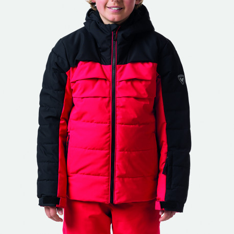 SKI JACKET BOY POLYDOWN JKT SPORT RED