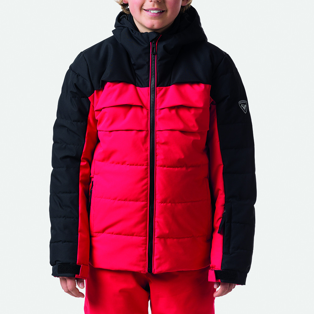 VESTE DE SKI BOY POLYDOWN JKT SPORT RED