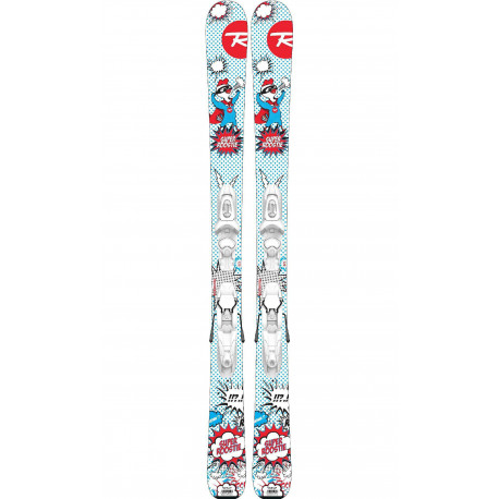 SKI SUPER ROOSTIE + BINDINGS KID 4 GW B76 WHITE SKI SUPER ROOSTIE + BINDINGS KID 4 GW B76 WHITE