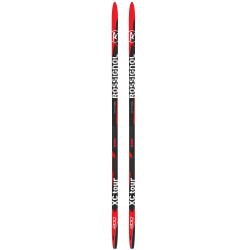 SKI NORDIQUE XC-TOUR WAXLESS 45/IFP + FIXATIONS CONTROL STEP IN BLACK