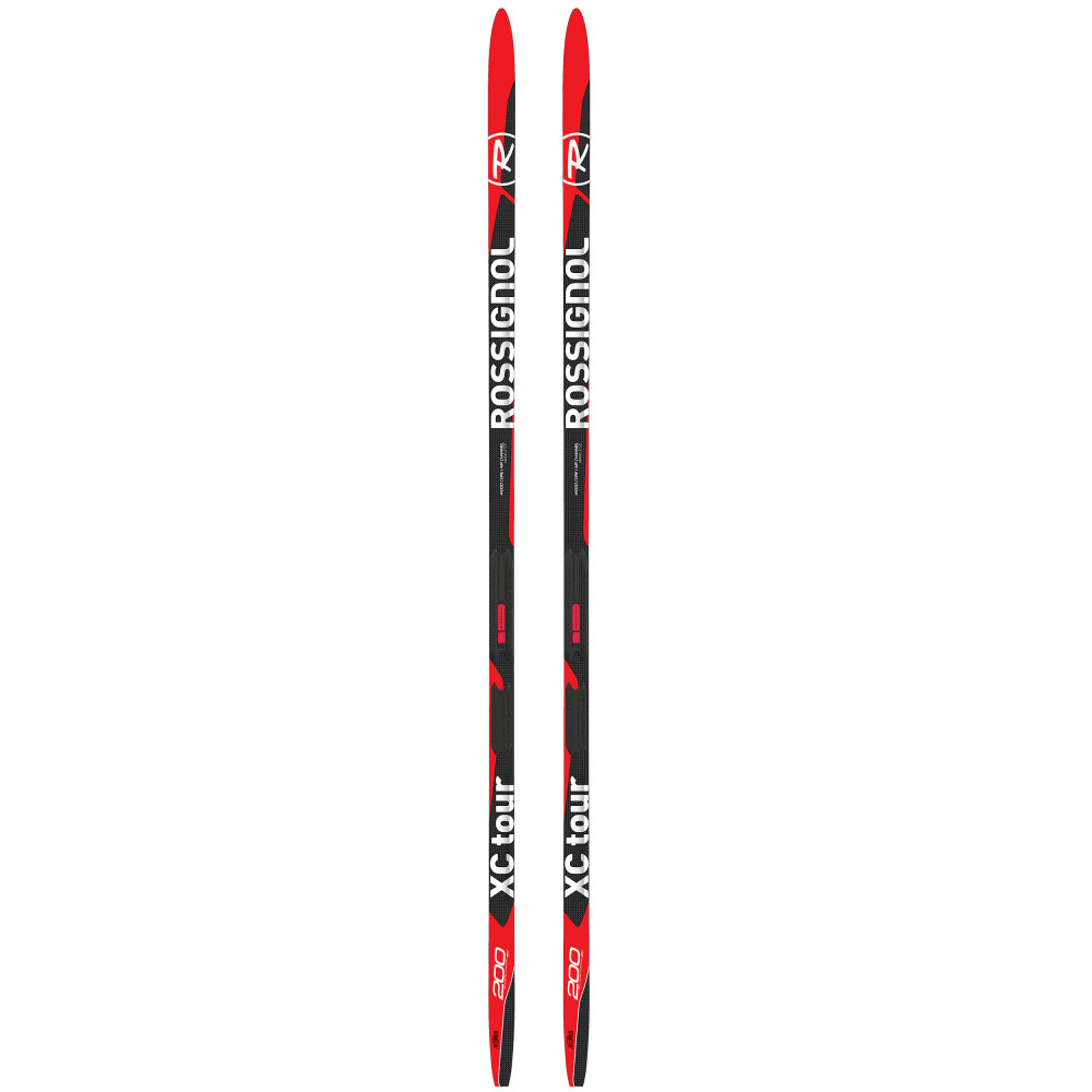 SKI NORDIQUE XC-TOUR WAXLESS 45/IFP + FIXATIONS CONTROL STEP IN BLACK