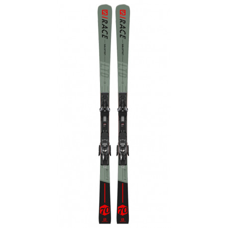 SKI S/RACE LTD 70 + BINDINGS X12 TL GW GREY/BLACK