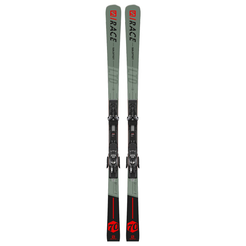 SKI S/RACE LTD 70 + BINDINGS X12 TL GW GREY/BLACK