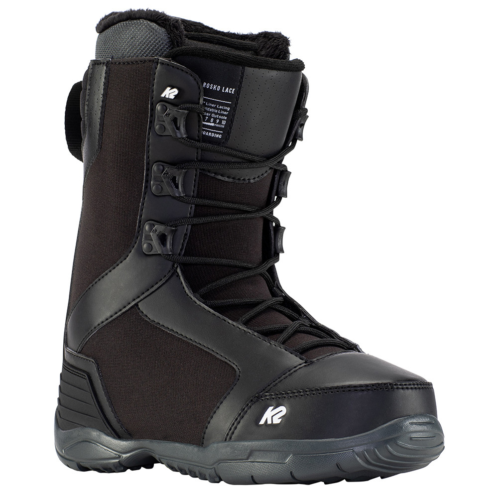 SNOWBOARD BOOTS ROSKO LACE BLACK