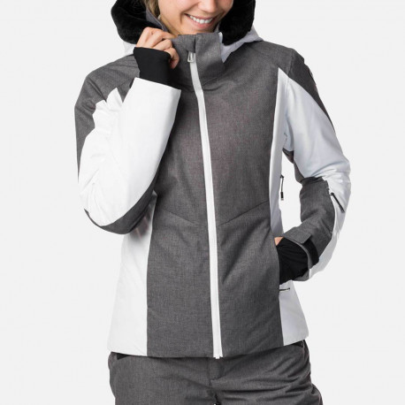 SKI JACKET W CONTROLE HEATHER JKT HEATHER GREY