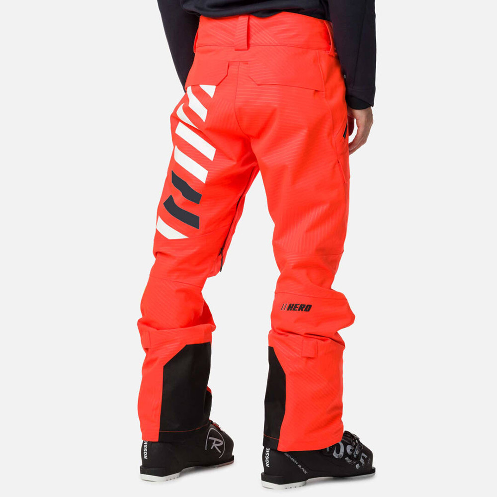 ROSSIGNOL PANTALON DE SKI HERO TYPE PANT NEON RED Easy Gliss
