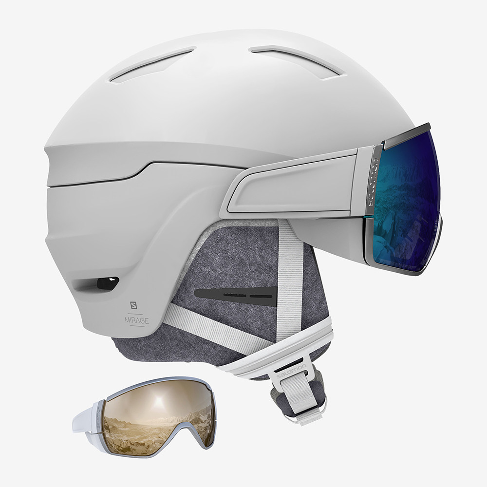 ​​​​​​​CASCO DA SCI MIRAGE WHITE/BLUE SOLAR