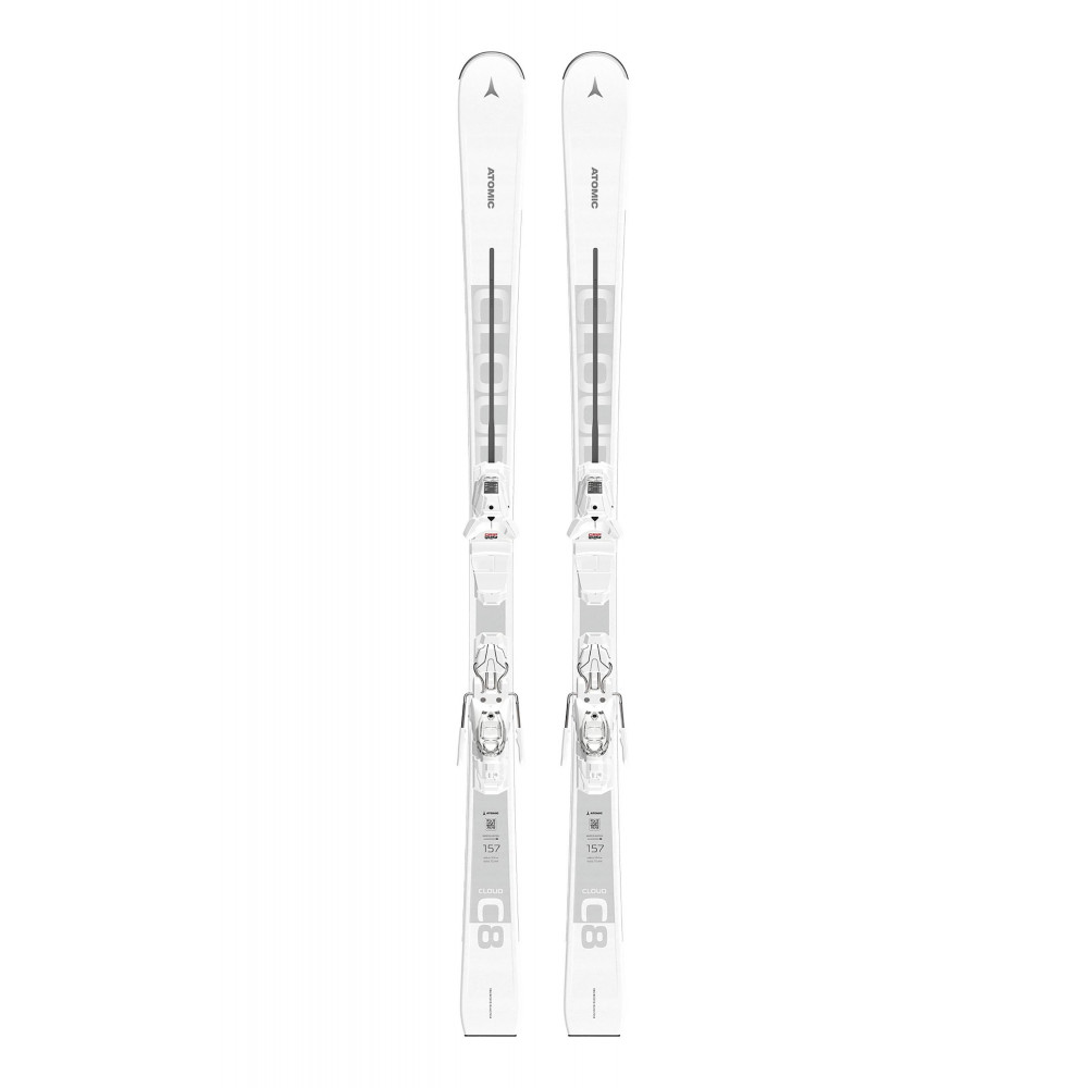 SKI CLOUD 8 + FIXATIONS M10 GW WHITE