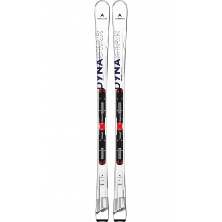 SKI SPEEDZONE 10 TI WHITE + FIXATIONS NX 12 KONECT GW B80 BK/RED