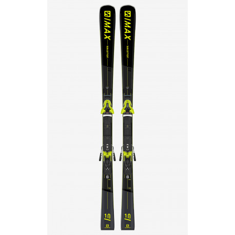 SKI S/MAX 10 + FIXATIONS Z10 GW YELLOW/BLACK F80 SKI S/MAX 10 + FIXATIONS Z10 GW YELLOW/BLACK F80