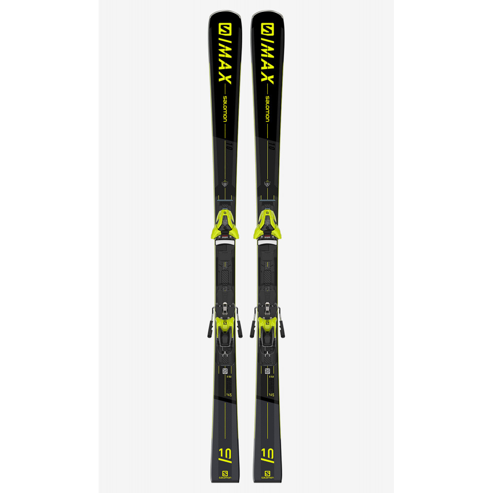  SKI S/MAX 10 + BINDINGS Z10 GW YELLOW/BLACK F80