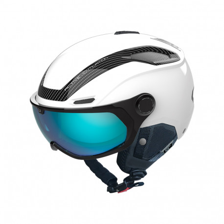 CASCO DA SCI V-LINE CARBON WHITE MATT PHOTOCHROMIC CAT.1-3