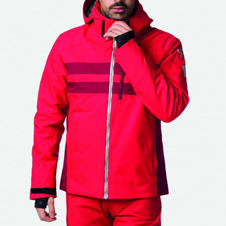 SKI JACKET PRO JKT BLACKT SPORT RED