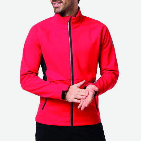 CROSS-COUNTRY SKI JACKET SOFTSHELL JKT CRIMSON