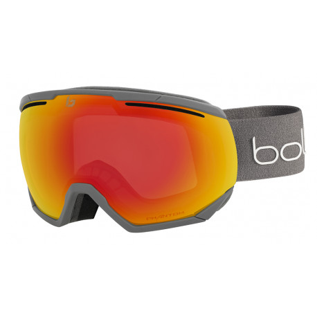 MASQUE DE SKI NORTHSTAR GREY MATTE PHANTOM FIRE RED