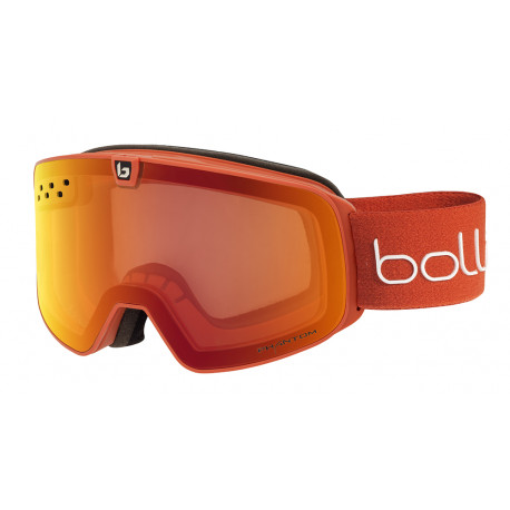 MASQUE DE SKI NEVADA NEO BRICK RED MATTE PHANTOM FIRE RED