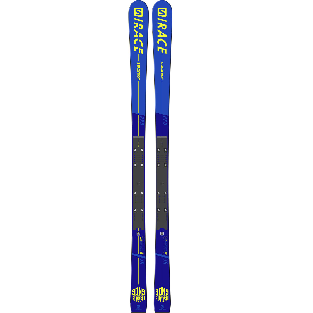 SKI S/RACE PRO JR GS + BINDUNGEN Z10 BLACK/WHITE B80