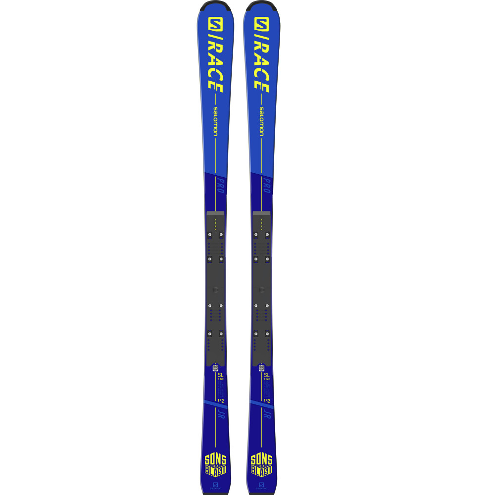 SKI S/RACE PRO JR SL + BINDUNGEN Z10 BLACK/WHITE B80