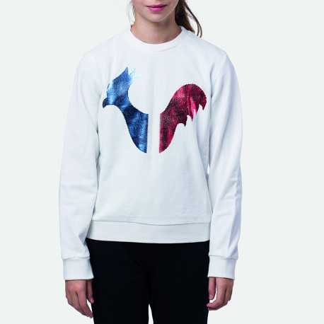 SWEAT GIRL ROOSTER SWEAT RN WHITE