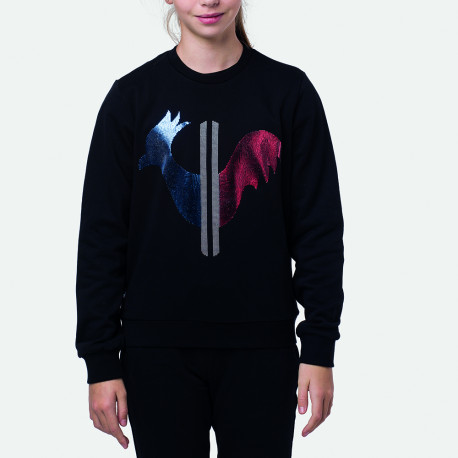 SUDADERA GIRL ROOSTER SWEAT RN BLACK