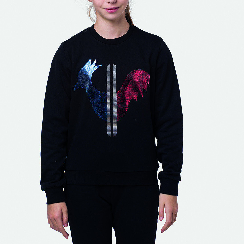 SWEAT GIRL ROOSTER SWEAT RN BLACK