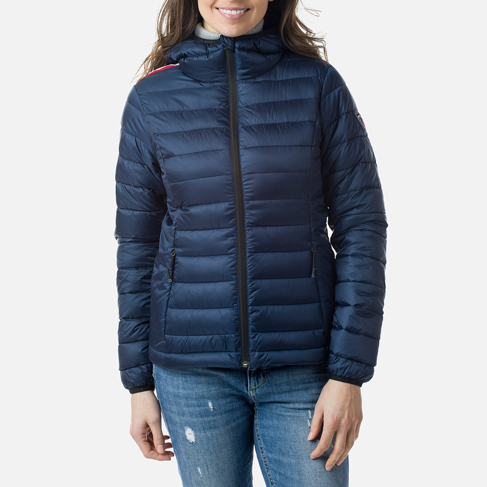 PIUMINO W ROSSI HOOD JKT DARK NAVY