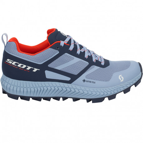 TRAIL SHOES W SUPERTRAC 2.0 GTX GLACE BLUE/MIDNIGHT BLUE